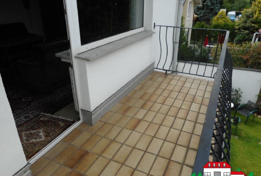 Balkon mit Blick in die Gärten