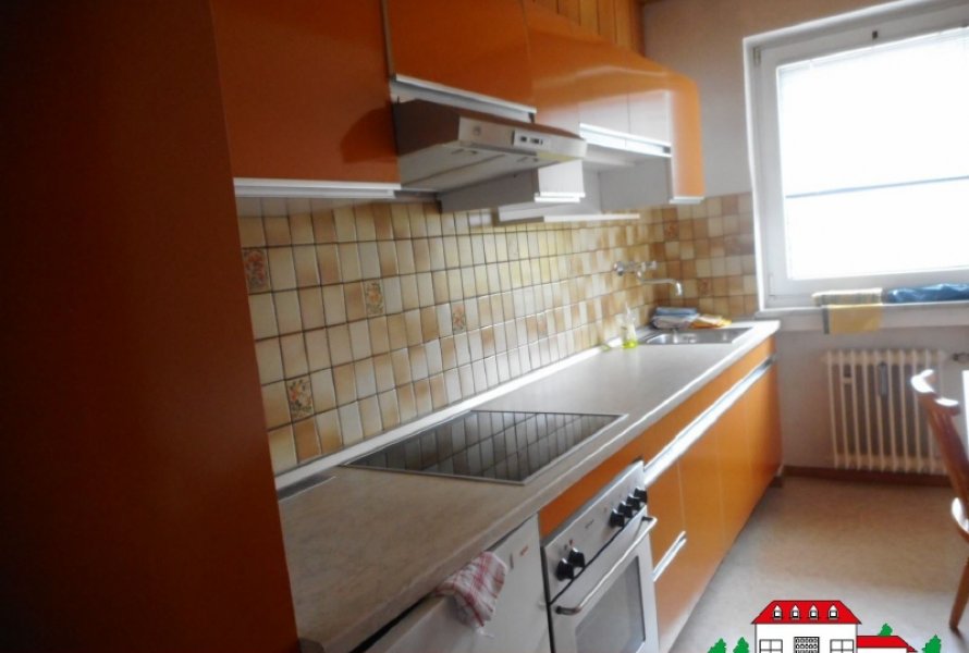 Wohnküche im Retro-Look