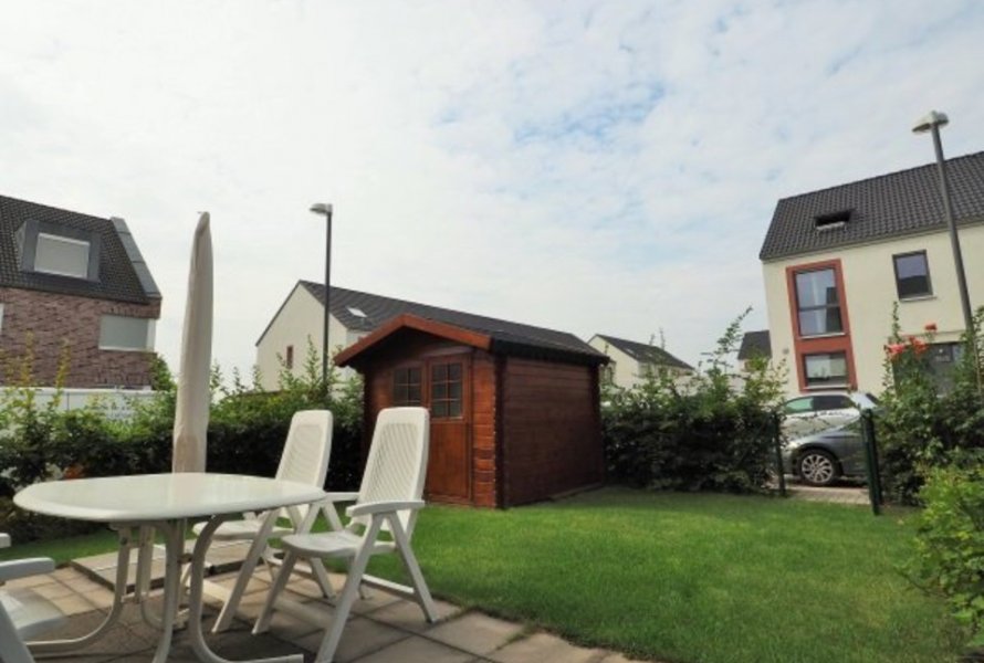 Terrasse, Garten, Gartenhaus