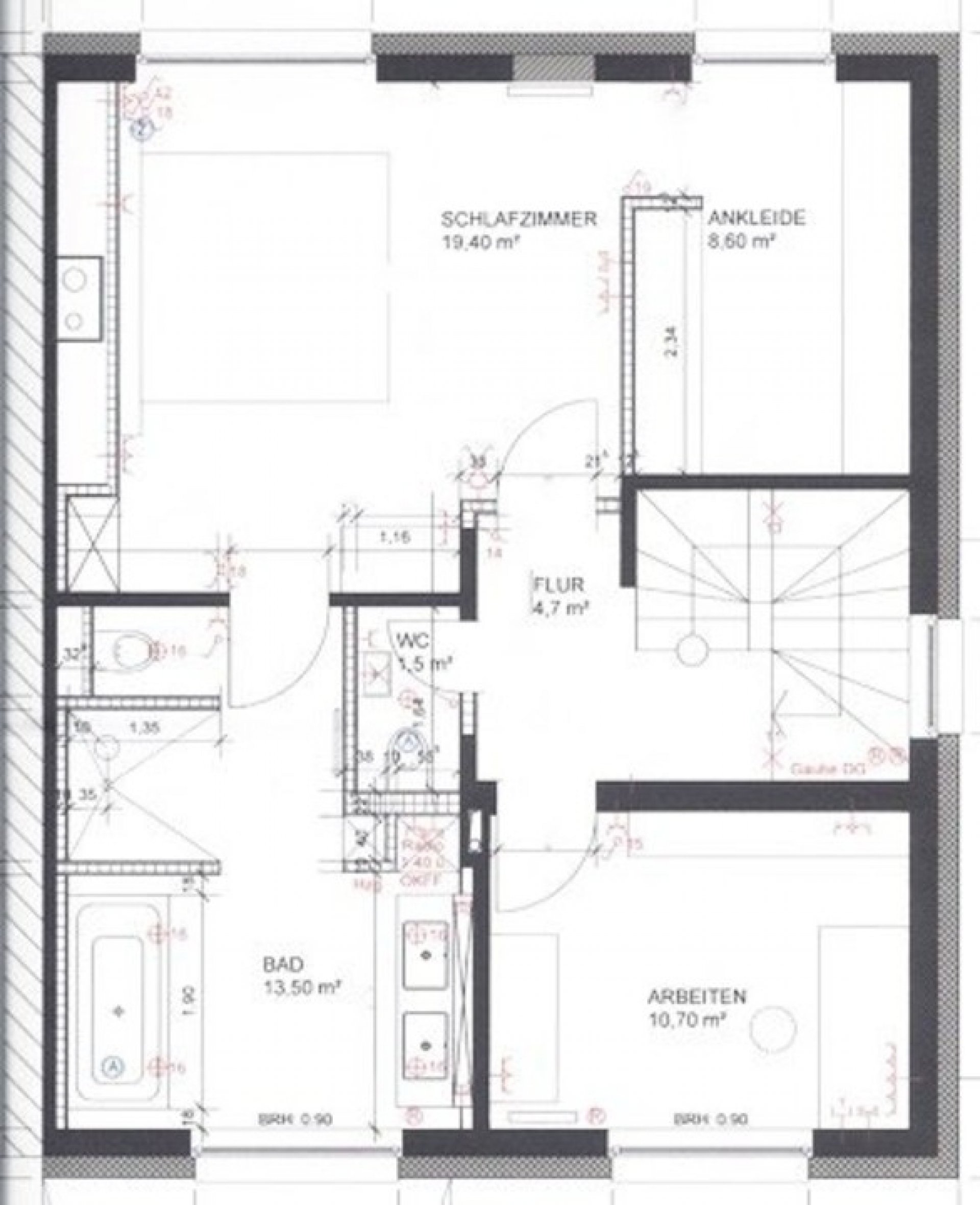 Grundriss Obergeschoss