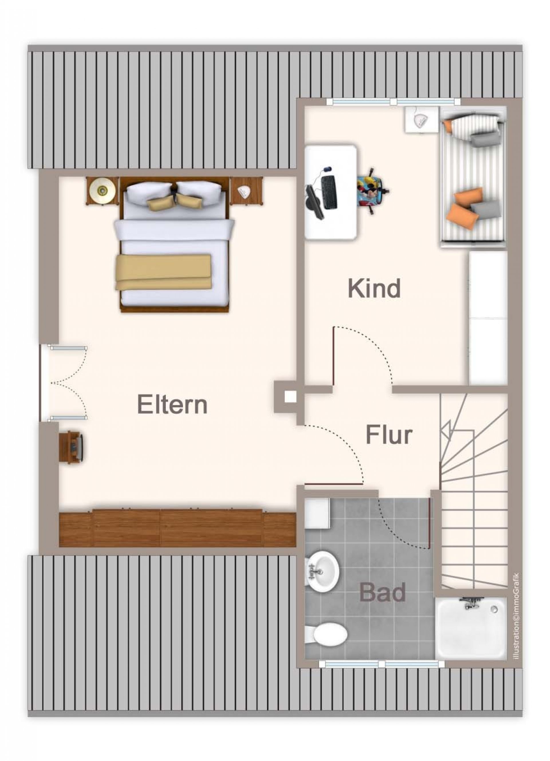 Grundriss Dachgeschoss