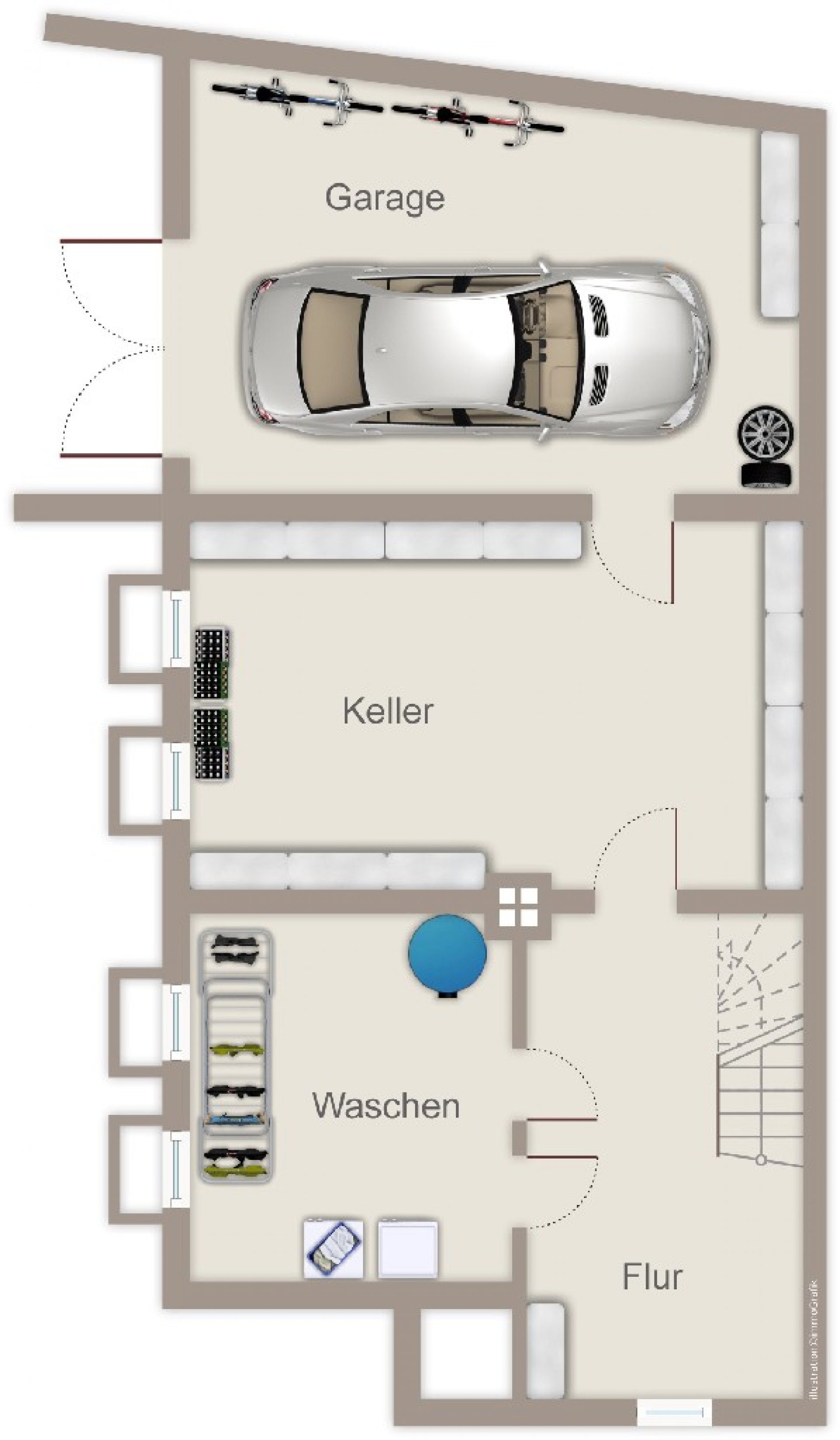 Grundriss Kellergeschoss